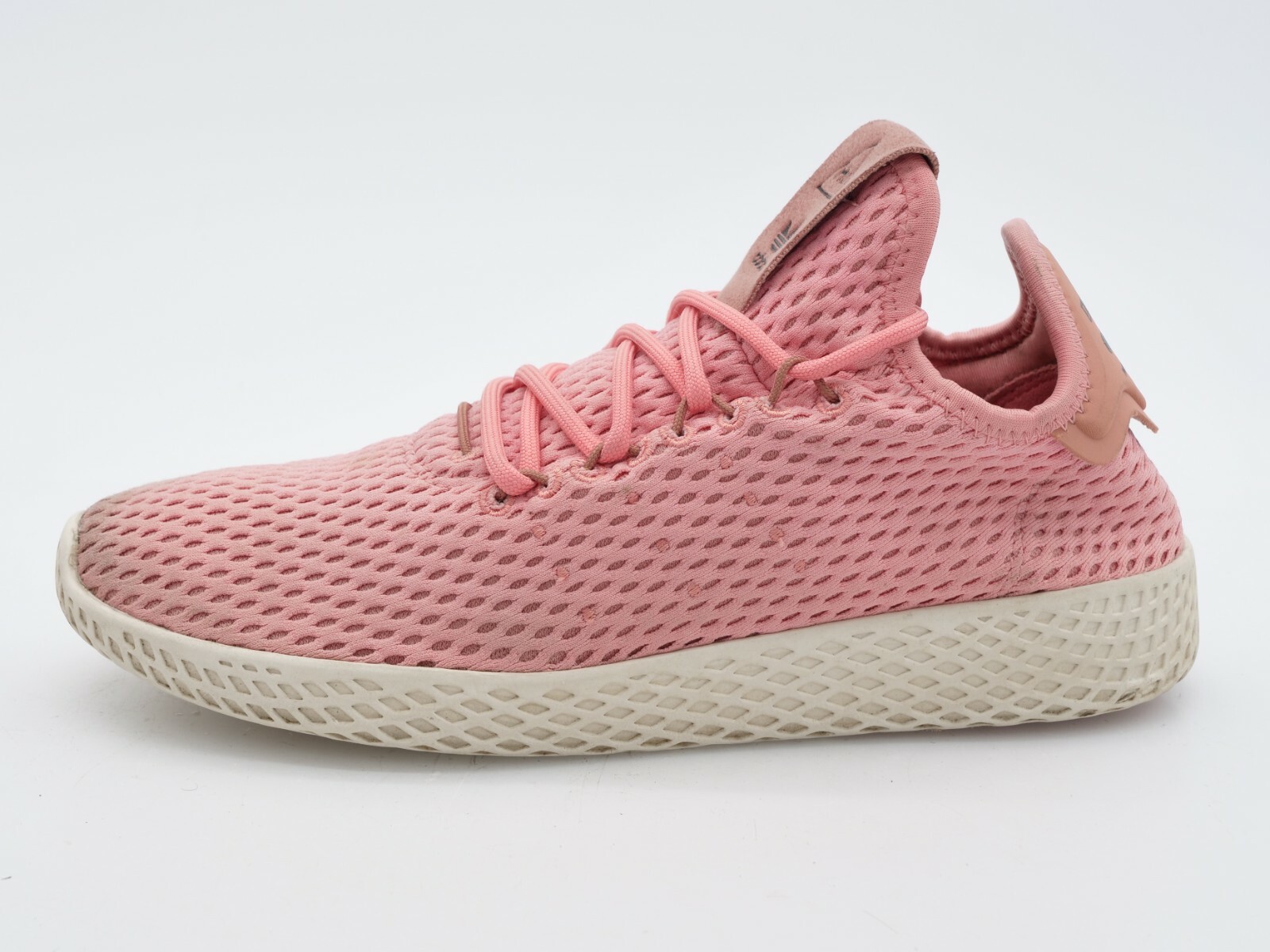 Adidas Womens 6.5 Pharrell William x Tennis HU Raw Pink Knit Athletic Shoes  | eBay