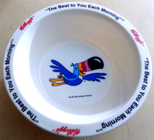 VINTAGE Toucan Sam Kellogg`s Cereal Bowl