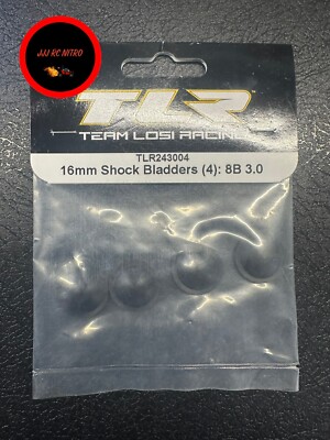 TLR243004 16mm Shock Bladders (4): 8B 3.0