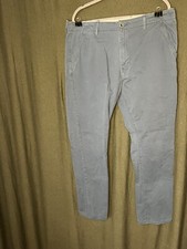 LEVI'S two horse brand Blue chino pants 38x32 tag khaki white tab y2k
