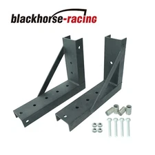 2X 8.3 x11.3 Welded Formed Mounting w/ Bolts brackets Steel For Truck Tool Box