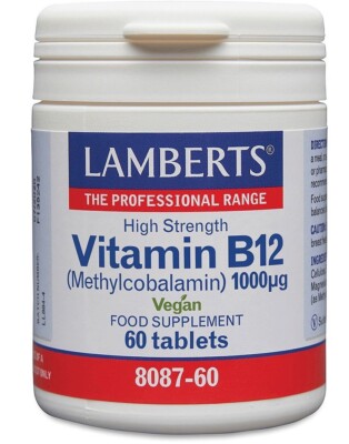 Lamberts Vitamin B12 1000ug (60) BBE 12/2028