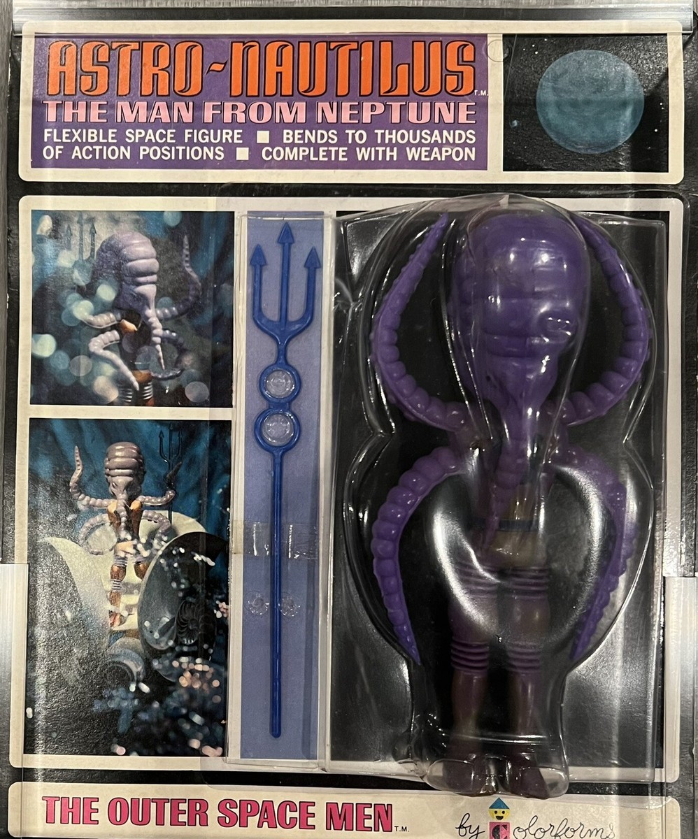 COLORFORMS OUTER SPACE MEN VINTAGE 1968 COMPLETE CARDED SET
