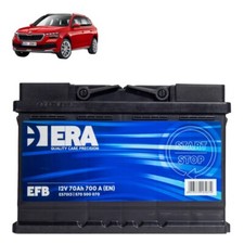Batteria 70Ah EFB per Skoda Kamiq 1.0 TGI TSI benzina 1.6 TDI gasolio 2019+