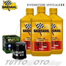 Kit Tagliando KAWASAKI Z650 2021 2022 2023 / Olio BARDAHL XTC C60 10W40-Filtro