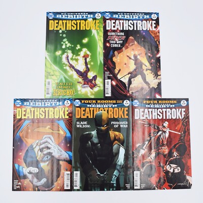 DEATHSTROKE Rebirth Comic Book Lot Variant #1 & # 1-10 DC Comics
