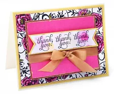 Sizzix Sentiments & Table Numbers Stamp 19pc set #661890 Retail $9.99  D. Tutera