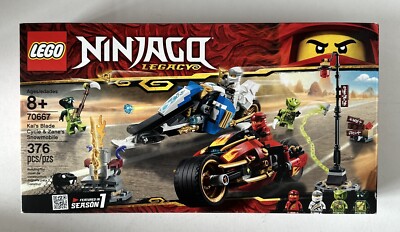 ◼️GLAY◼️MMH－PREMIUM BOX－ LEGO NINJAGO: Kai's Blade Cycle & Zane's Snowmobile (70667