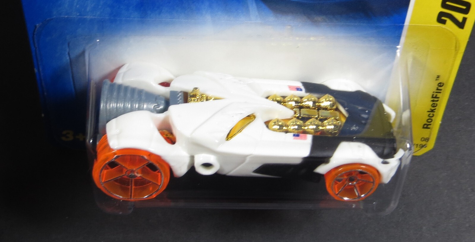 2008  Hot Wheels   White   ROCKETFIRE     New Models #022   HW86-010625