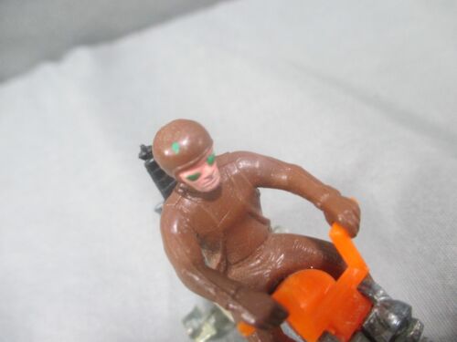 Hot Wheels Rrrumblers MEAN MACHINE w/ Track Guide & Brown Rider Vintage Mattel - Picture 5 of 6