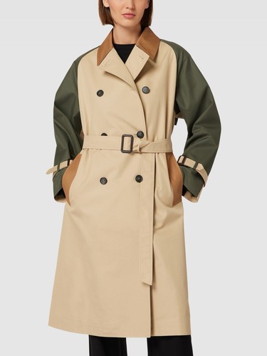 Weekend Max Mara Canasta Reversible Trench Coat IT34/S beige