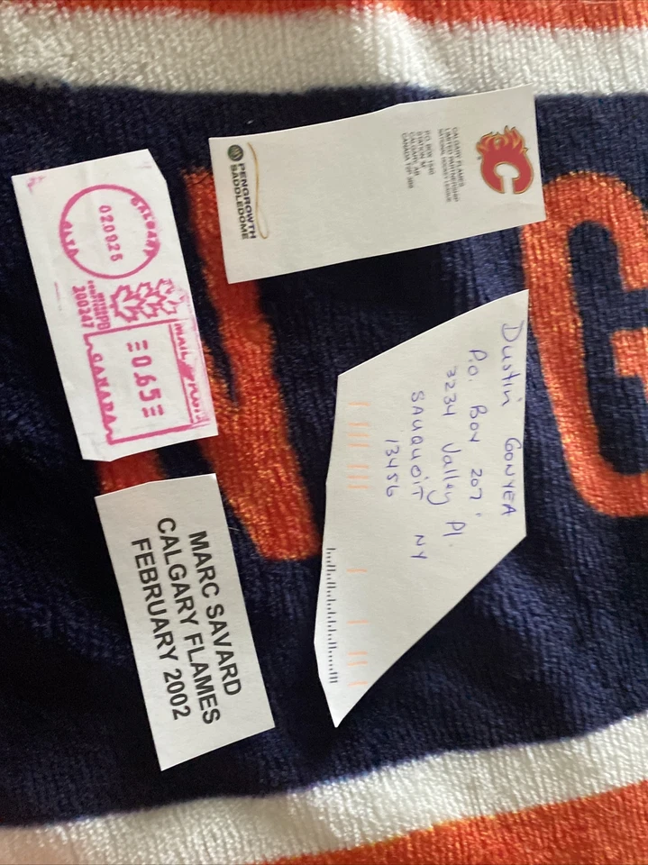 NHL 2011 ganador de la Copa Stanley/entrenador Marc Savard, foto autografiada extremadamente rara Foto 4 de 4