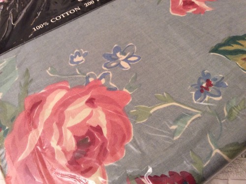 Vintage Ralph Lauren Garden Rambler Spannbettlaken 1994 Neu in Verpackung - Bild 10 von 10