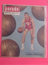 CHARLIE TYRA LOUISVILLE basketball PARADE Baton Rouge Morning Advocate Dec 1956