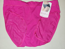 Vintage Bright Pink Secret Treasures High Cut Brief Panties Size 6 New W/Tag