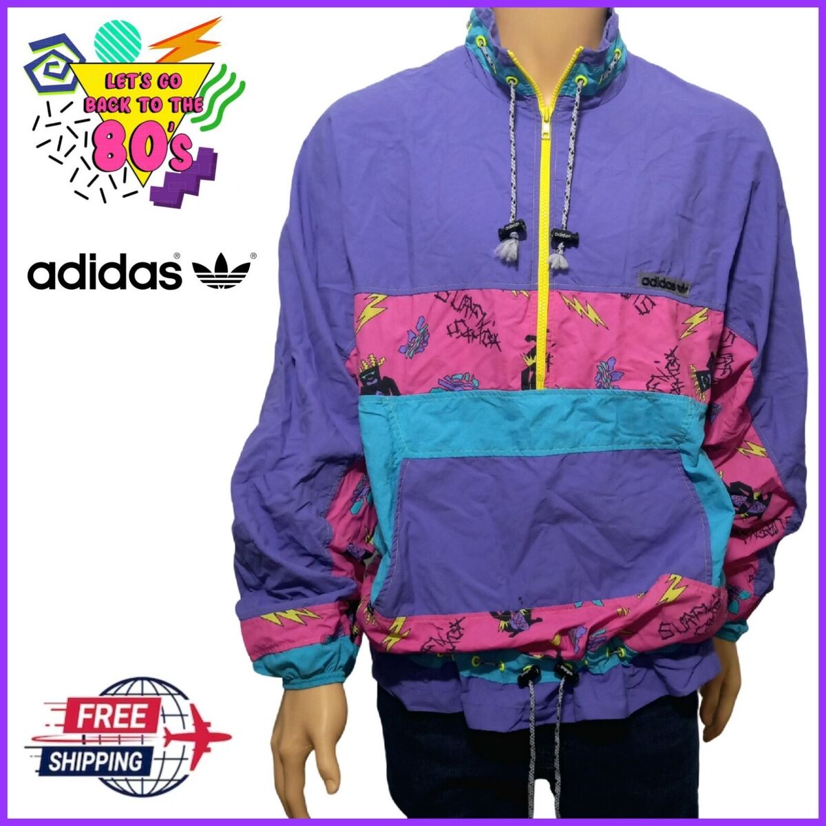 ADIDAS Track Jacket VINTAGE 70s/80s Ultra Rare LIMITED.xl ADIDAS Track Jacket VINTAGE 70s/80s Ultra Rare LIMITED.xl
