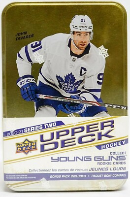2020-21 UPPER DECK SERIES 2 HOCKEY TIN FACTORY SEALED NEW