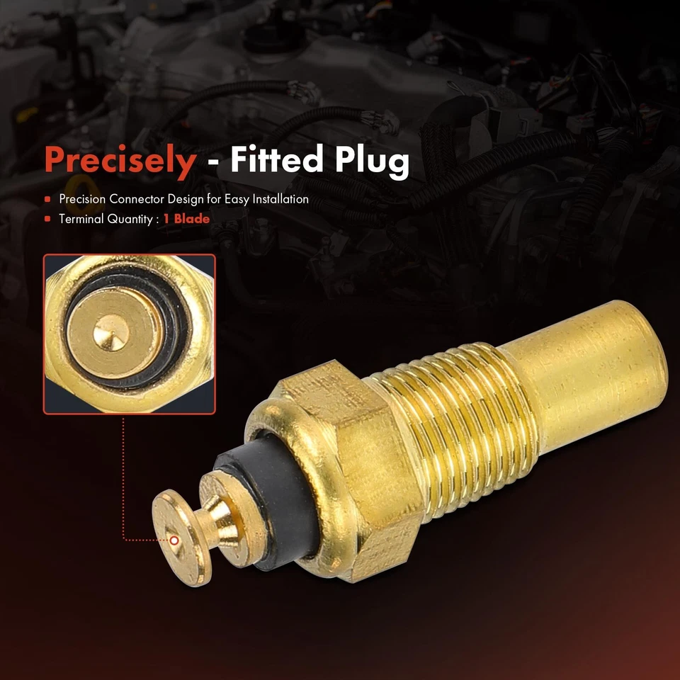 Transmisor de temperatura del refrigerante del motor para Audi 4000 80-83 5000 78-83 cupé Quattro Foto 3 de 4