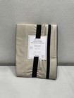 H&M Queen 400 Thread Count Egyptian Cotton Duvet Cover Set, Beige & Patterned — photo 1