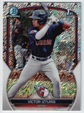 2023 Bowman Chrome Victor Izturis 1st Rookie RC Shimmer Refractor #BCP-175