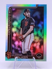 RYAN WALKER - 2025 Topps Update #US179 San Francisco Giants - Aqua Foil