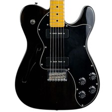 Fender Modern Player Telecaster Thinline Deluxe 2014 - Nero Trasparente