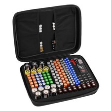 Battery Organizer Storage Box, Battery Vault Case Waterproof Explosionproof