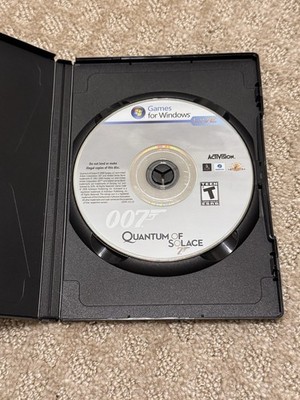 James Bond 007 Quantum of Solace PC DVD-ROM Disc Only Games for Windows Live