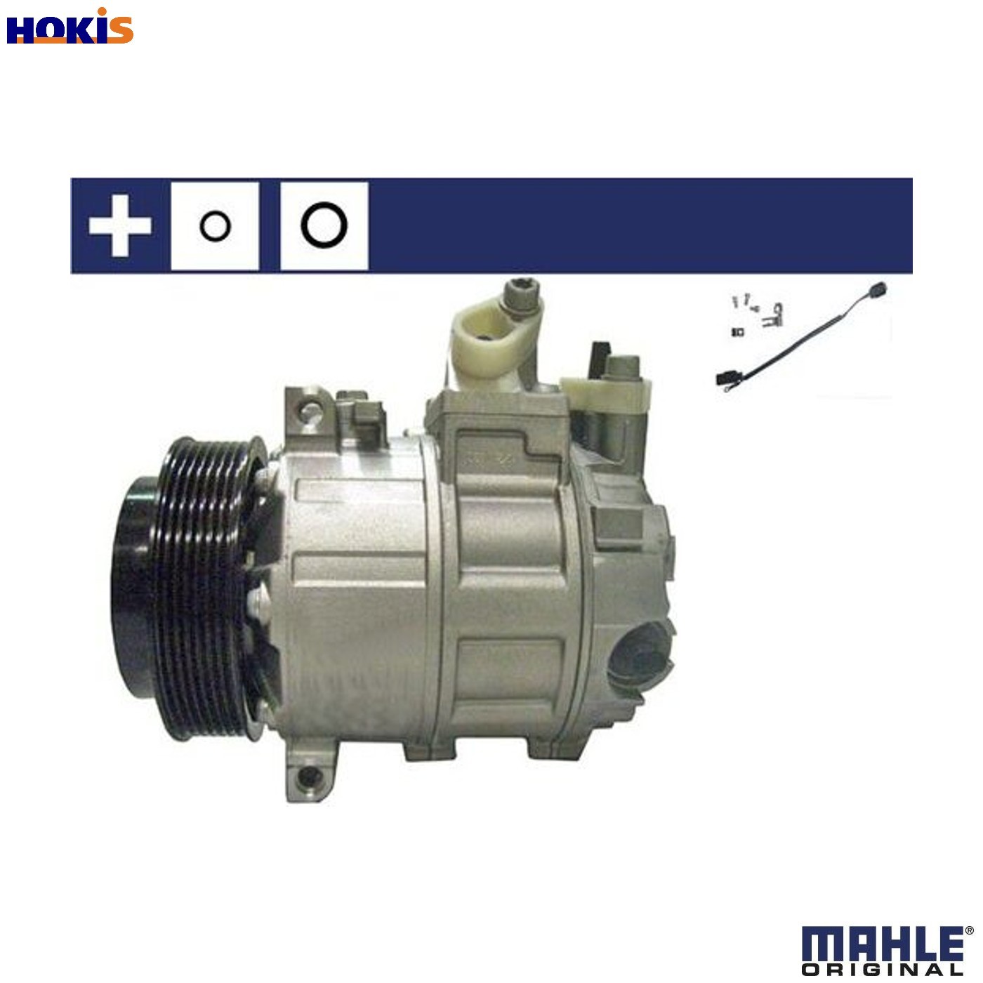 MAHLE ACP89000S A/C Compressor Air Conditioning Air Con Fits Mercedes-Benz Volvo - Image 9
