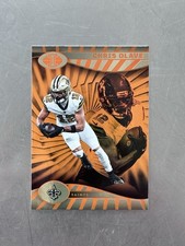 2024 Panini Illusions Chris Olave Orange Parallel #61 New Orleans Saints