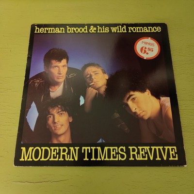 Herman Brood & His Wild Romance - Modern Times Revive Rock Vinyl LP VG+ Poster