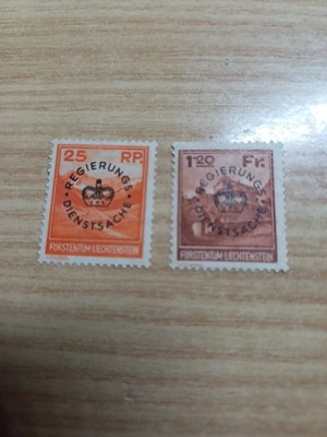 Liechtenstein 1933 official stamp 9/10 NH