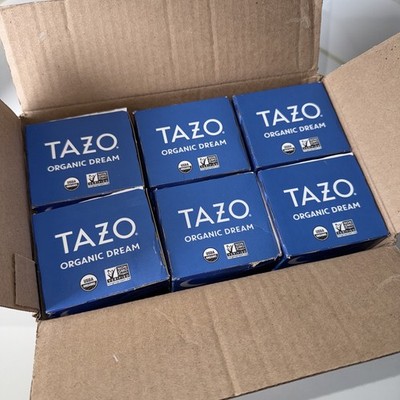 12x Tazo Regenerative Organic Dream Herbal Tea 16 Tea Bag Sleep New BB08/2027