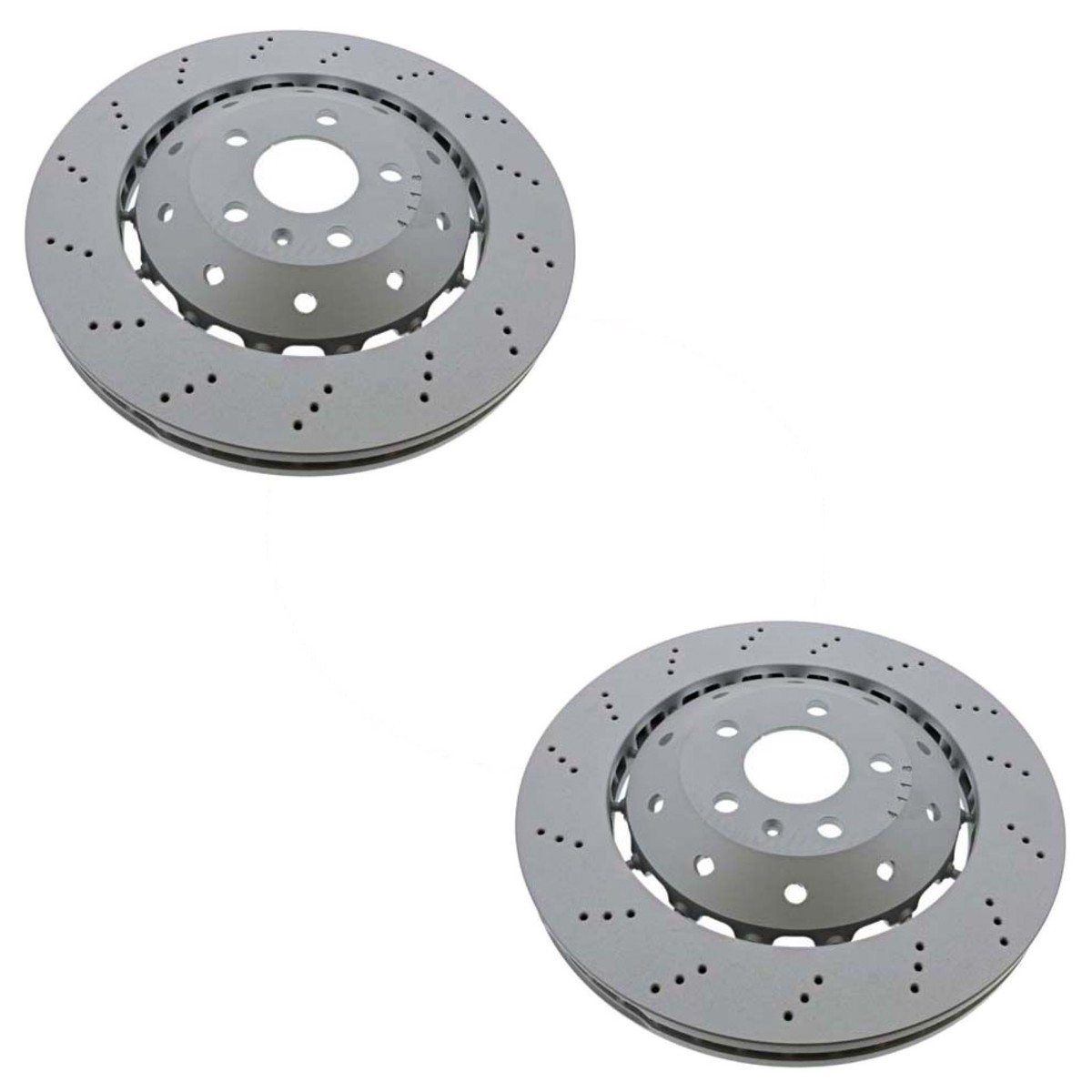 SET-ZFZ420615301D-2 Zimmermann Brake Discs 2-Wheel Set Front for Audi R8 08-12