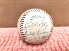 VTG 1979 Blue Jays TEAM AUTOGRAPHED GAME USED Ball ROALB w/ 28 Signatures 