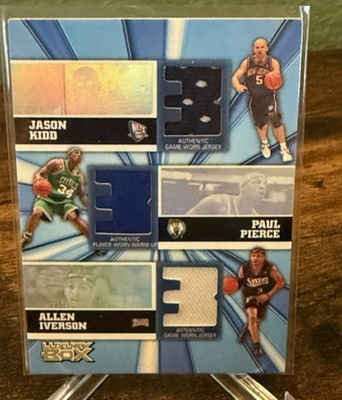 2005-06 Topps Luxury Box Triple Relics #KPI Jason Kidd/Paul Pierce