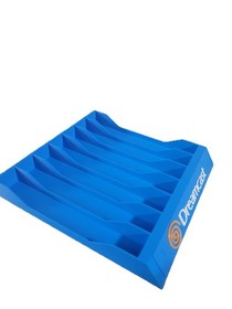 New Blue Dreamcast Game Disc Stand Retro Sega Storage Organizer Rack HKT-3010