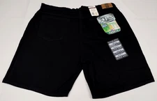 Vtg NWT MENS SZ 44 Hard-Ware H.I.S. Super Soft Relaxed FIt Denim Shorts~Black