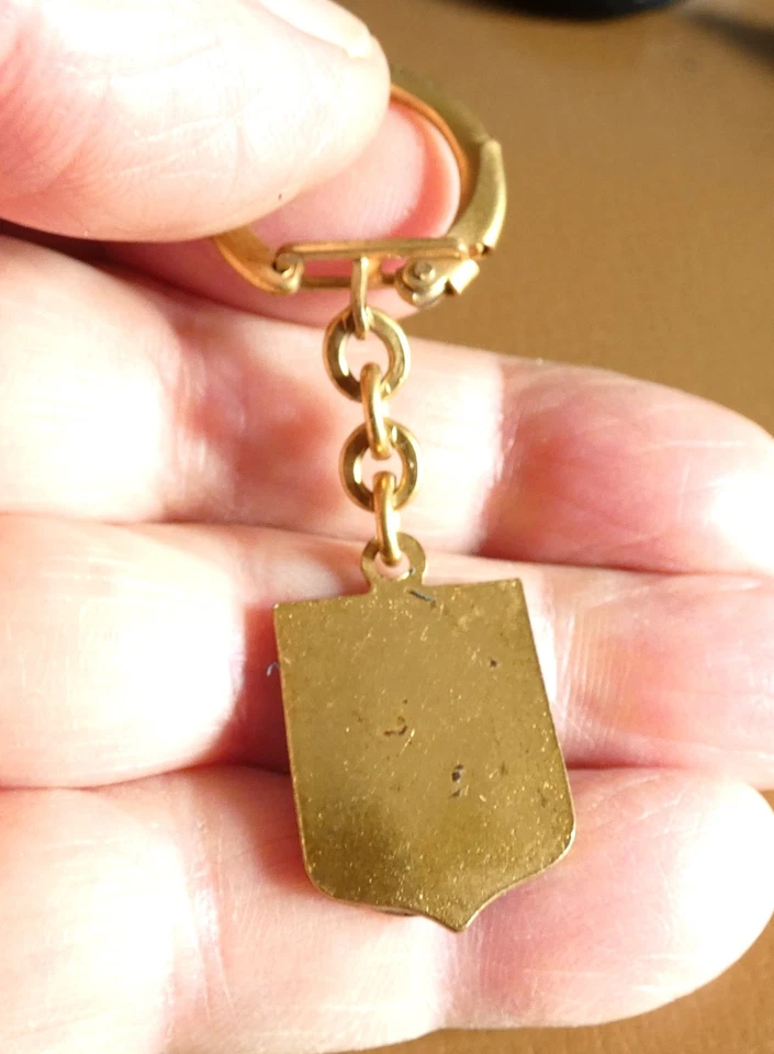 Ancien porte clé métal émail Carte Corse buste de Napolèon Bonaparte. Années 60. - Photo 3/3