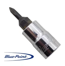 Blue Point Tools BLPP140 1/4" Drive Phillips Bit #0 Screwdriver PH0 GUC
