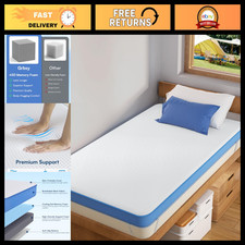 Extra Firm Twin XL Mattress Topper - 3" High Density Memory Foam, Pain Relief, W
