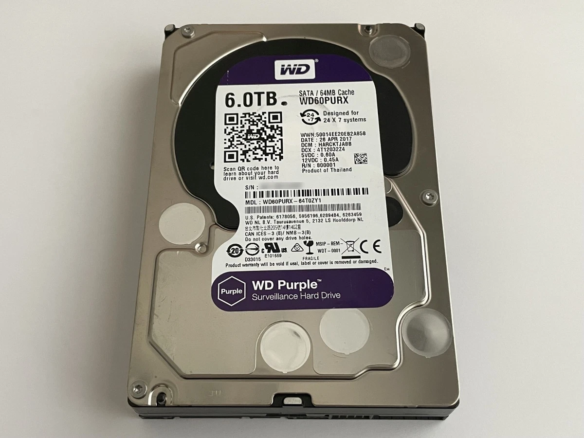 25+ Western Digital 6TB Computer Internal Hard Disk Drives for
