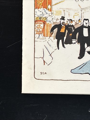 Vintage Menu From Maxim’s SEM Restaurant France 1980’s 1987 Mayflower Theatre D - Foto 2 di 7