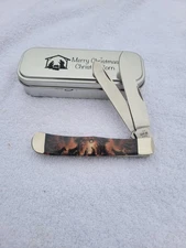 2025 Case xx USA Merry Christmas Infusion Trapper Knife Christ Is Born NIT 