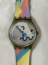 Swatch Maxi GM103 Cosmesis 1990 NOS Never Wor...