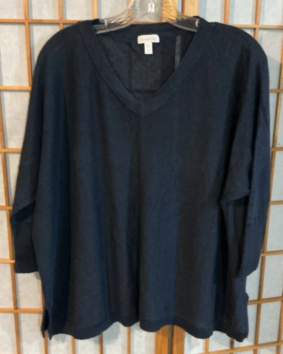 Sweat à Capuche Fille Garnet Hill – Bleu – Manches Longues Col V – Taille XL (14)