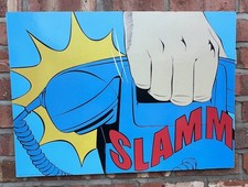 IKEA SOLMYRA Slamm! AZZOPARDI Phone Decor 1999 Wall Art Modern Pop Art Slam