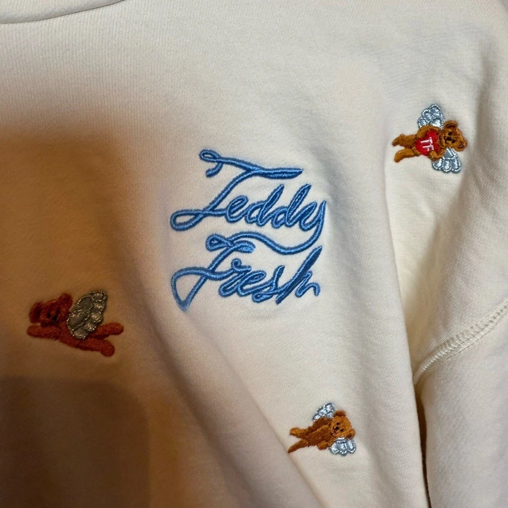 OFF WHITE Felpa con cappuccio orsacchiotto angelo fresco