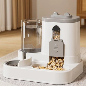 Automatic Dog Cat Feeder and Water Dispenser Water Feeder Water Drinking Gift