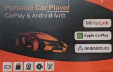 7" Portable Wireless CarPlay Android Auto Car Stereo with Backup Camera, 7"